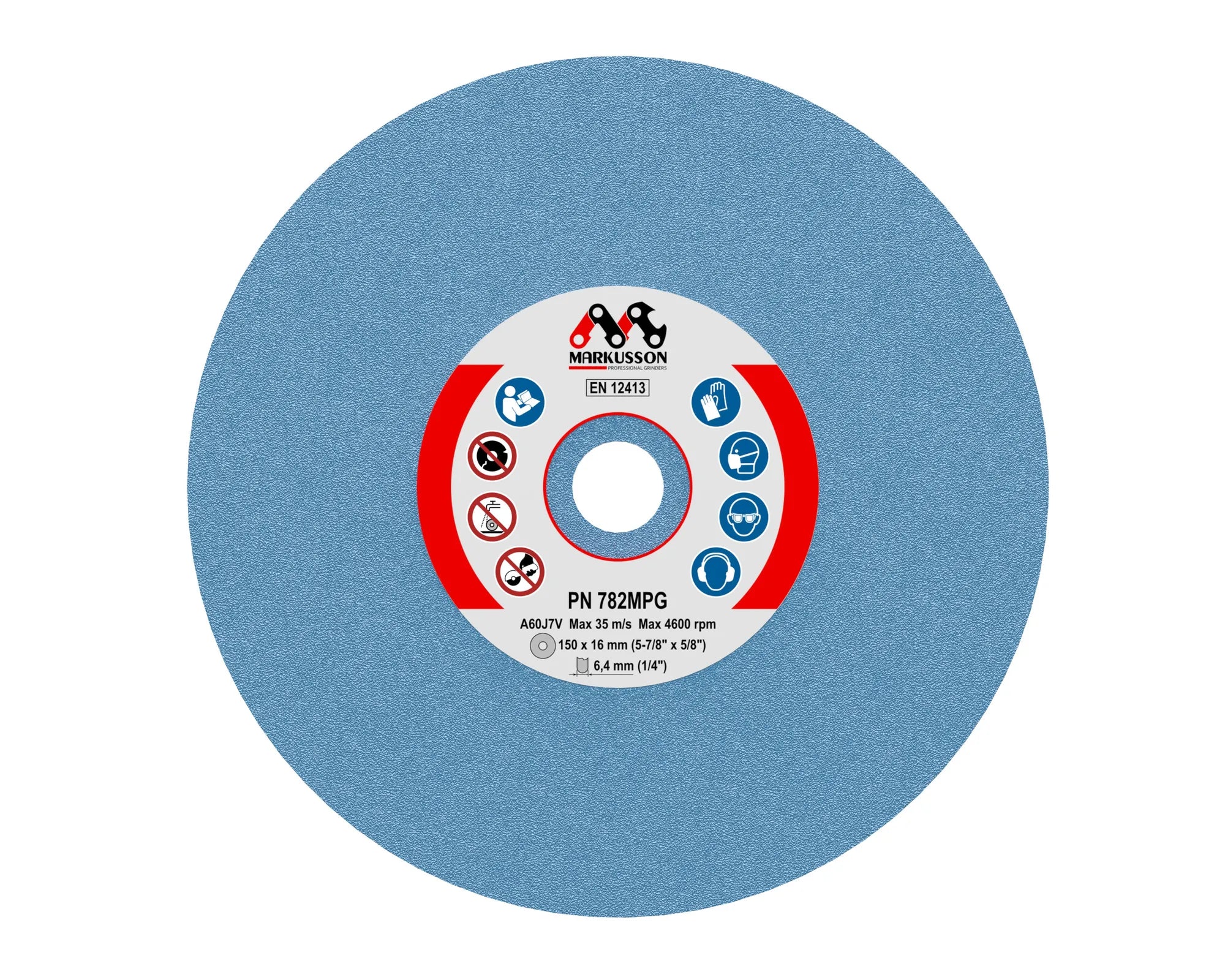 Chain sharpener grinding disc 6.4mm